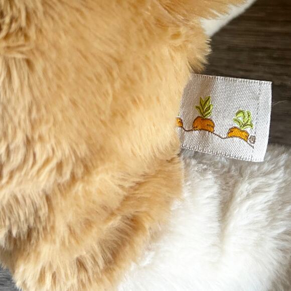 BUNNIES by the BAY 13" Plush NIBBLE Dog Skipit Floppy White Tan Brown Stuffed - Picture 6 of 6